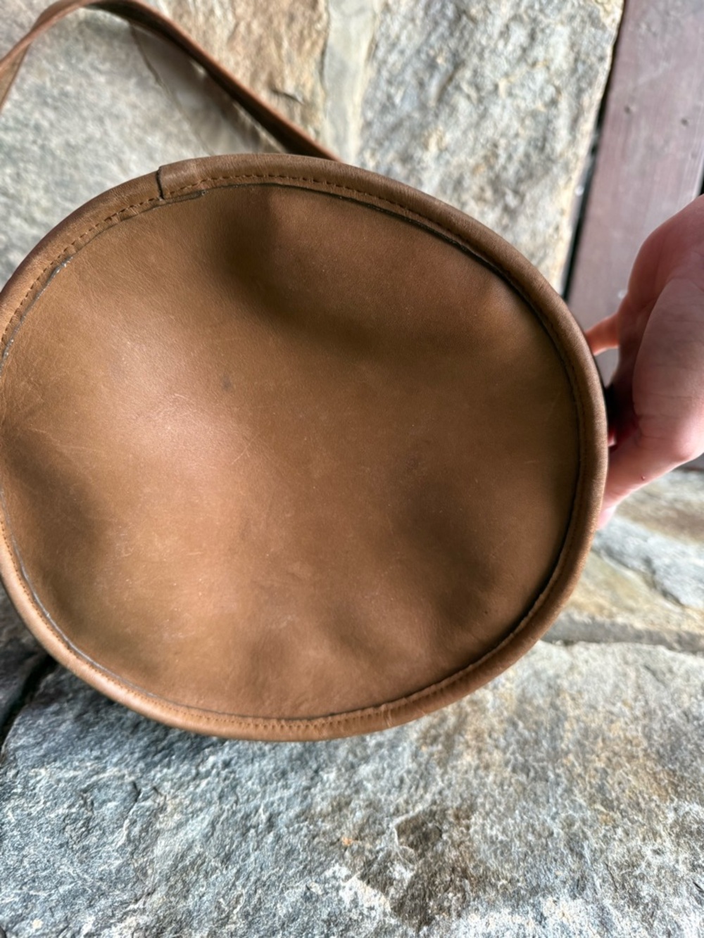 Vintage Coach Leather duffle sac feeder bag - Picture 5 of 8